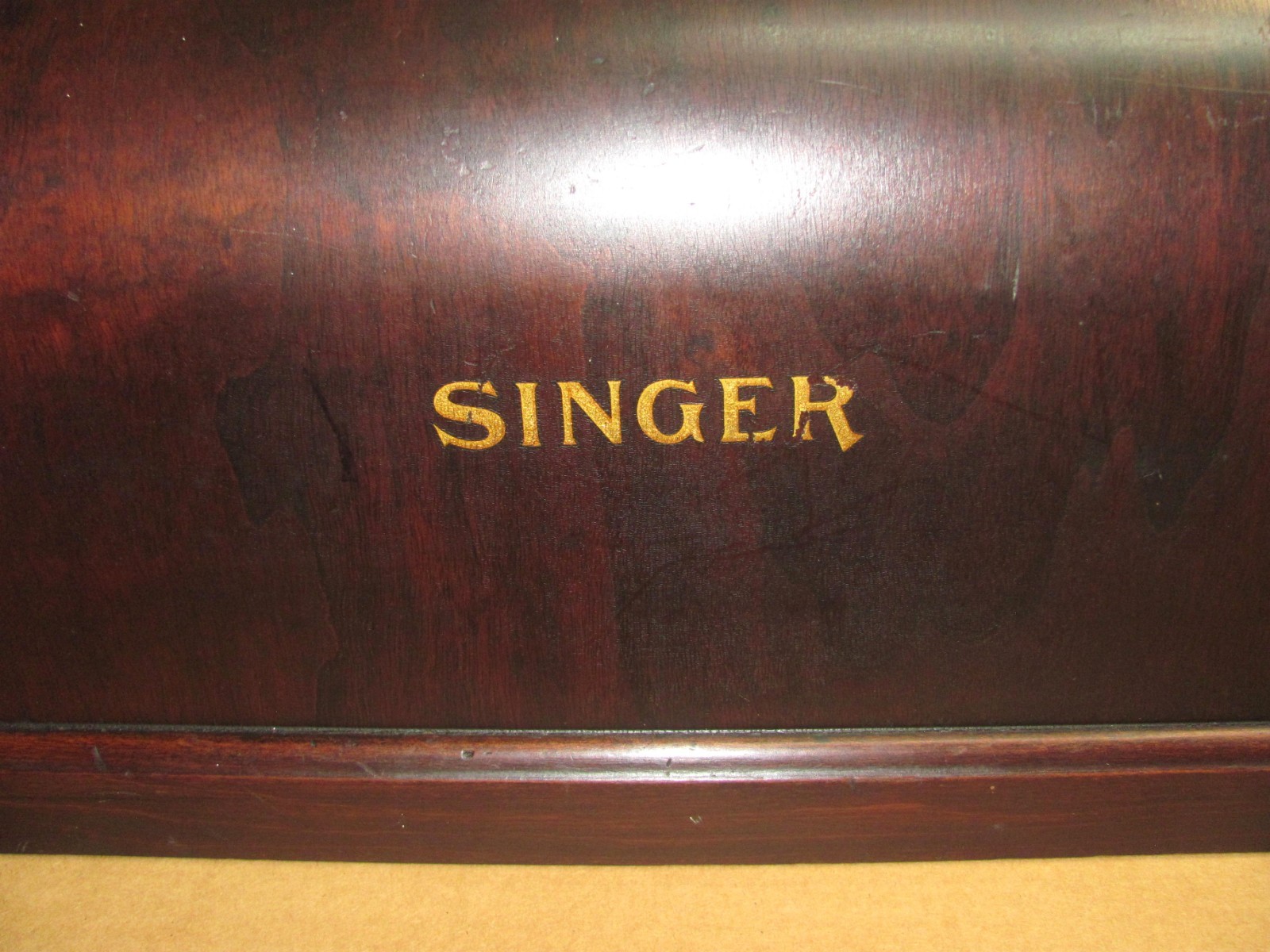 Singer Sewing Machine 99 128 Bentwood 3/4 Size Carrying Case Top Lid Only