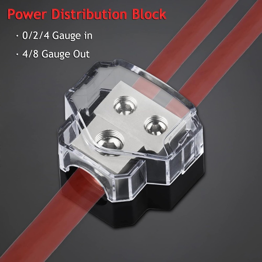 Power Distribution Block for Car Audio Amp