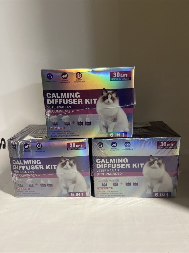 3x Cat Calming Pheromone Diffuser Effectively Relieve Anxiety Stress
