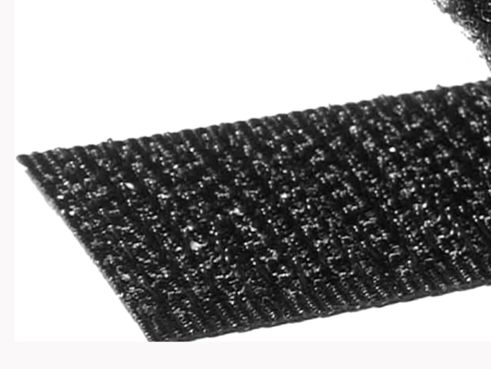 1 in, 1.5in, 2in, 3in & 4in Black Sew on (Hook Side Only) Non-Adhesive Tape