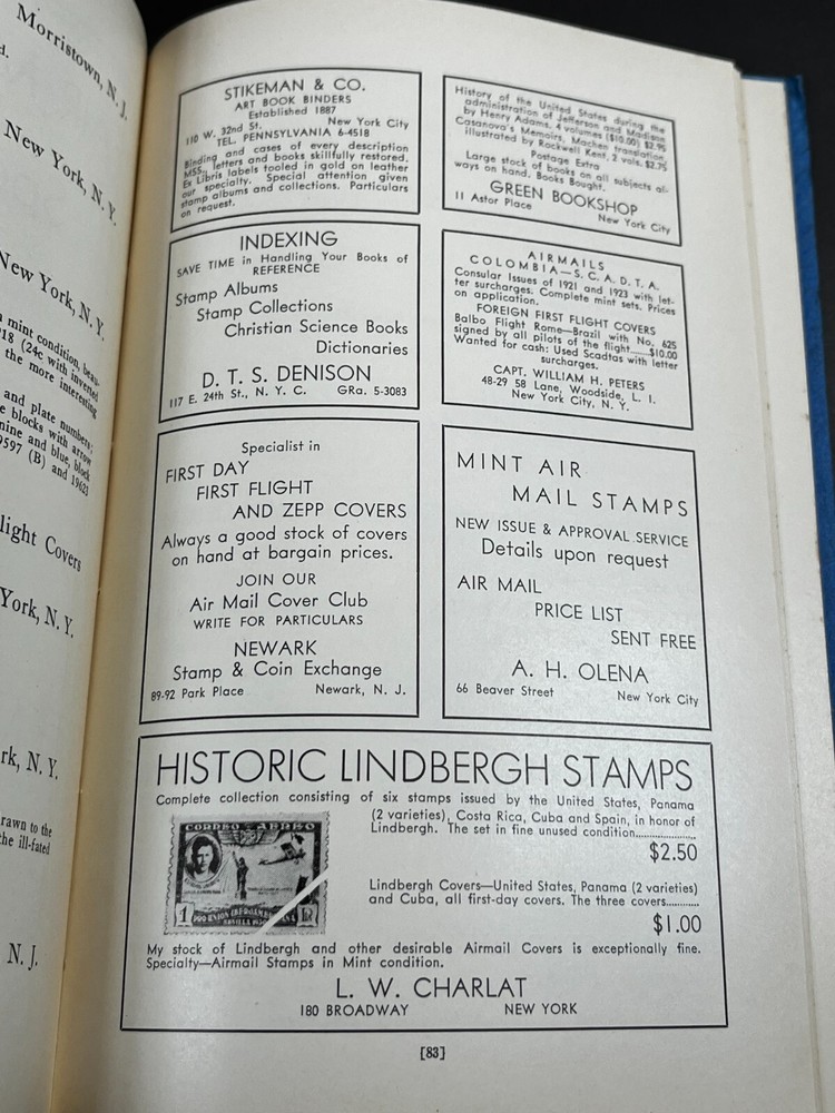 National Stamp 1934 Exhibition Guide Book RCA Building Rockefeller Center