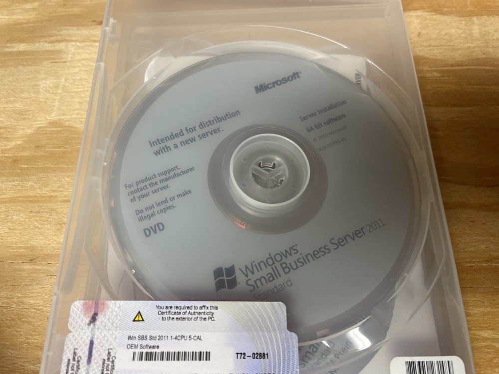 Microsoft Windows Small Business Server 2011 Standard with Product Key