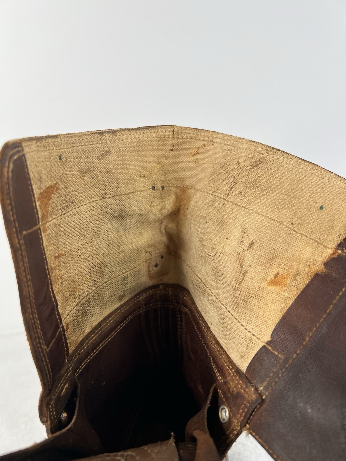 Vtg Wwii US Army Military M-1943 M43 Double Buckle Combat Boots 1940s Mens 10 E