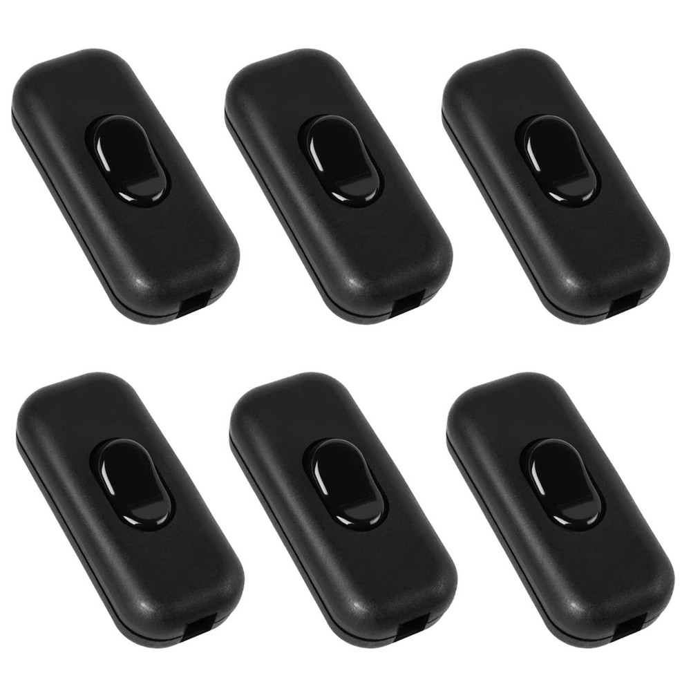 Venforze Inline Cord Switch On/Off Lamp Control Appliance Switch   6 Pack