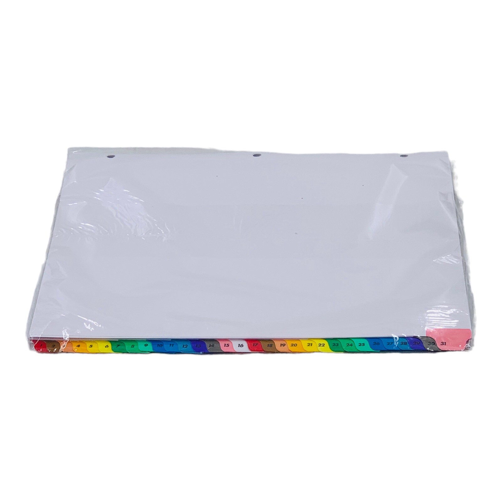 Universal Table of Contents Dividers 31 Tab 3 Hole Punched Letter Size
