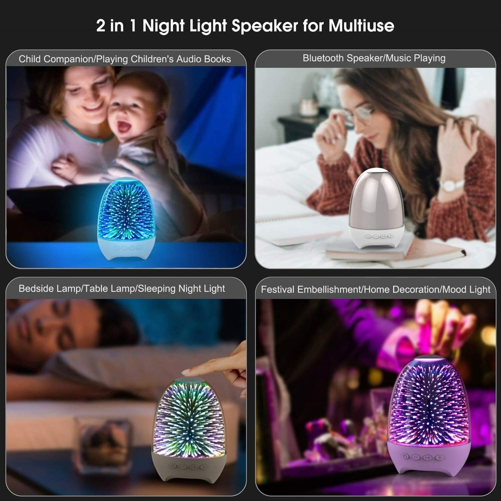Night Light Bluetooth Speaker