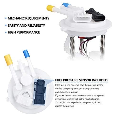 Fuel Pump Assembly w/Sensor Replace# E3508M Compatible with 2000-2003 Chevy