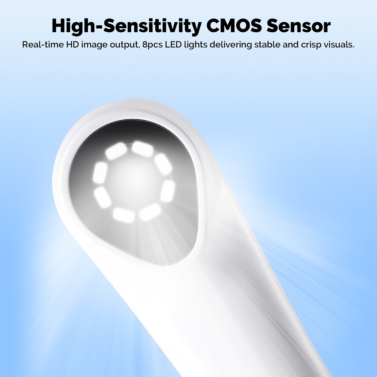 AZDENT Dental Intraoral Camera Digital USB Imaging Focus Intra Oral 8 LED Light