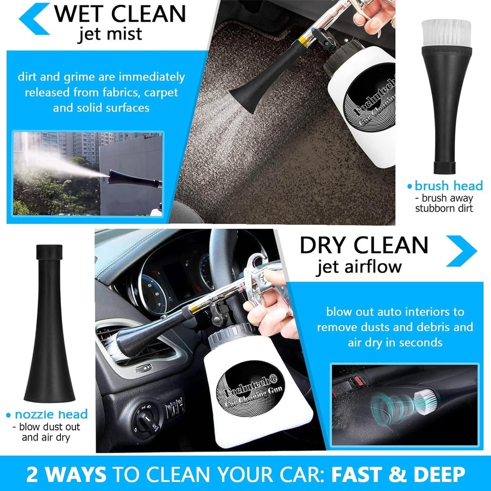 Versatile Car Upholstery Cleaning Kit