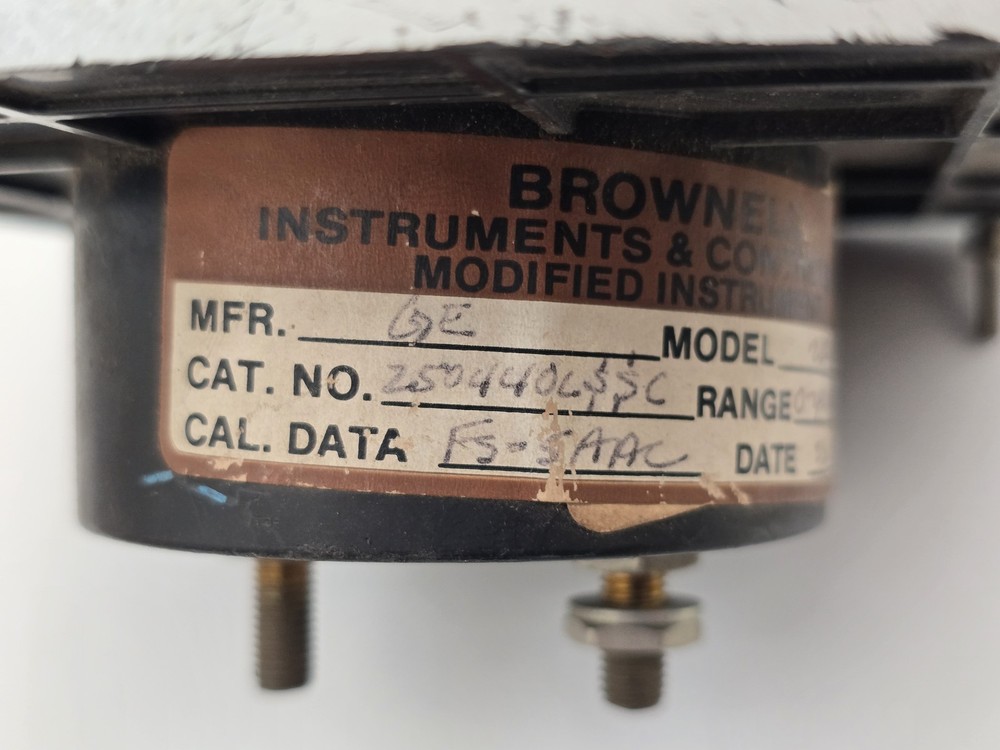 General Electric 250440LSSC Analog Panel Meter 0-400AAC Extra Wide Easy to Read
