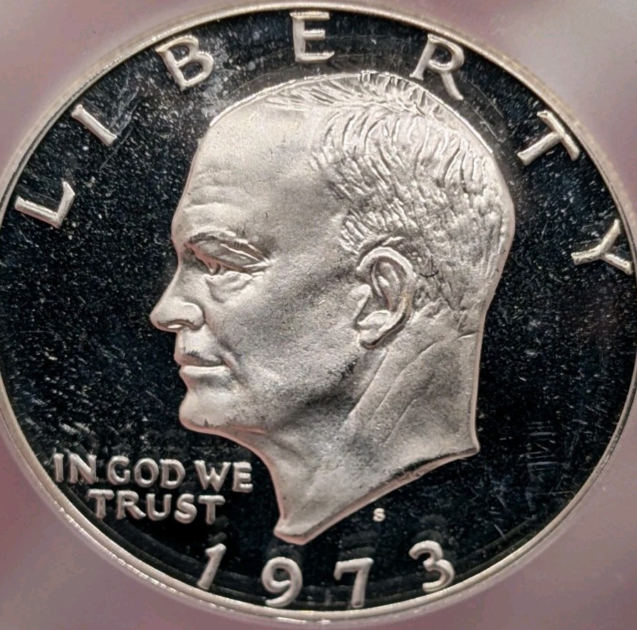1973-S Eisenhower $1 Silver PR70 DCAM ICG