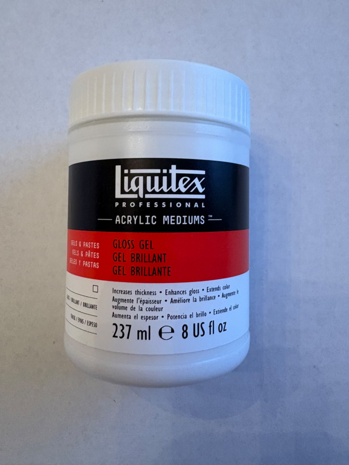 Liquitex Professional - ACRYLIC MEDIUMS 8 fl. oz - GELS and Silkscreen Medium