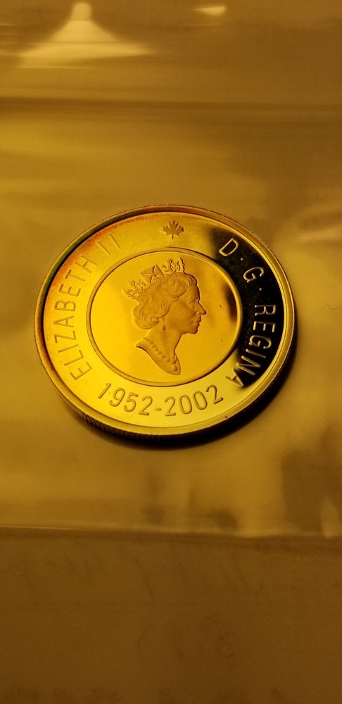 Rare Canada 2002 Proof Gem Silver $2 Coin Idds1.