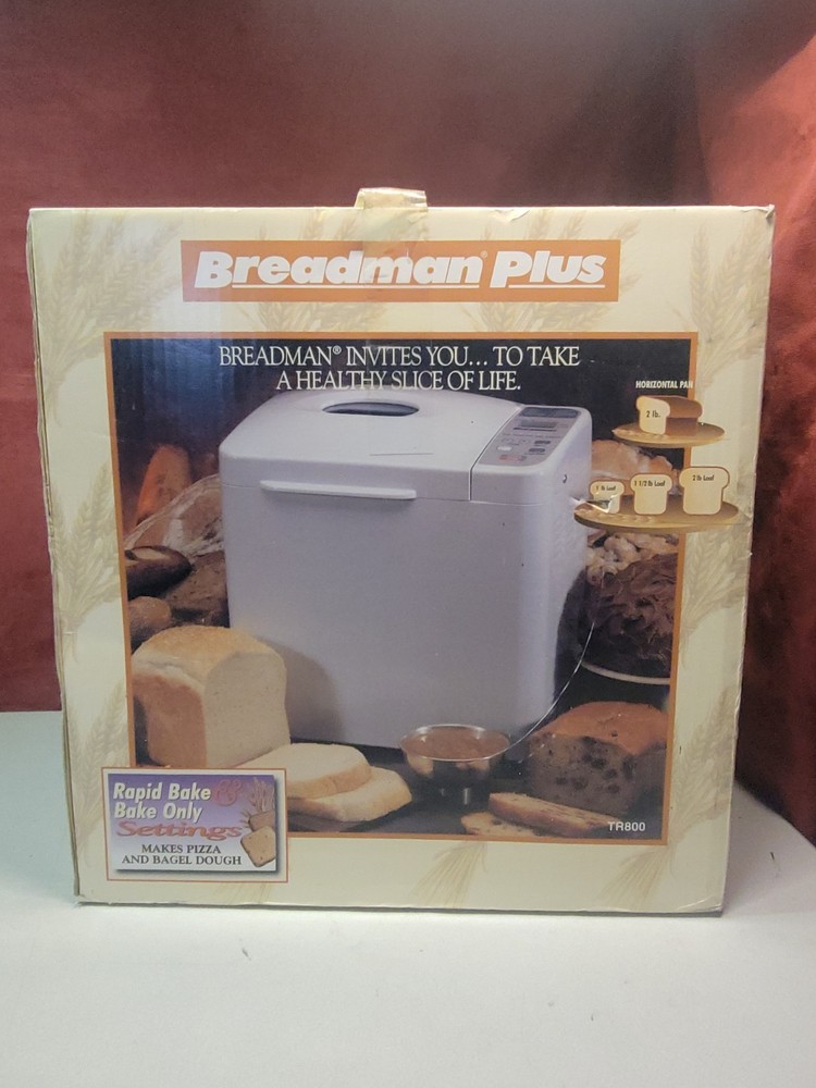 Breadman PLus TR800 Automatic Breadmaker Bread Machine