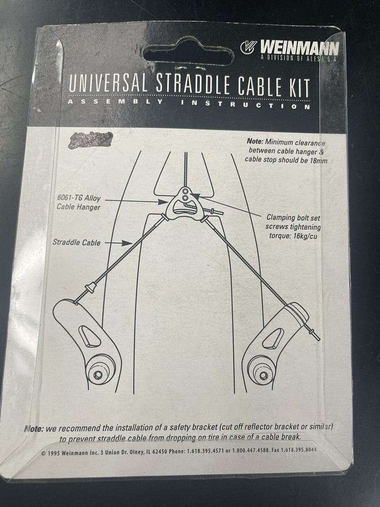 NOS Weinmann Universal Straddle Cable Kit