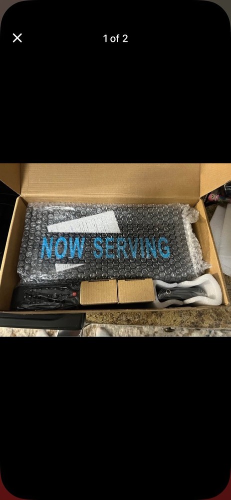 Now Serving Wireless Queue Calling System LED Display Keypad Remote x2