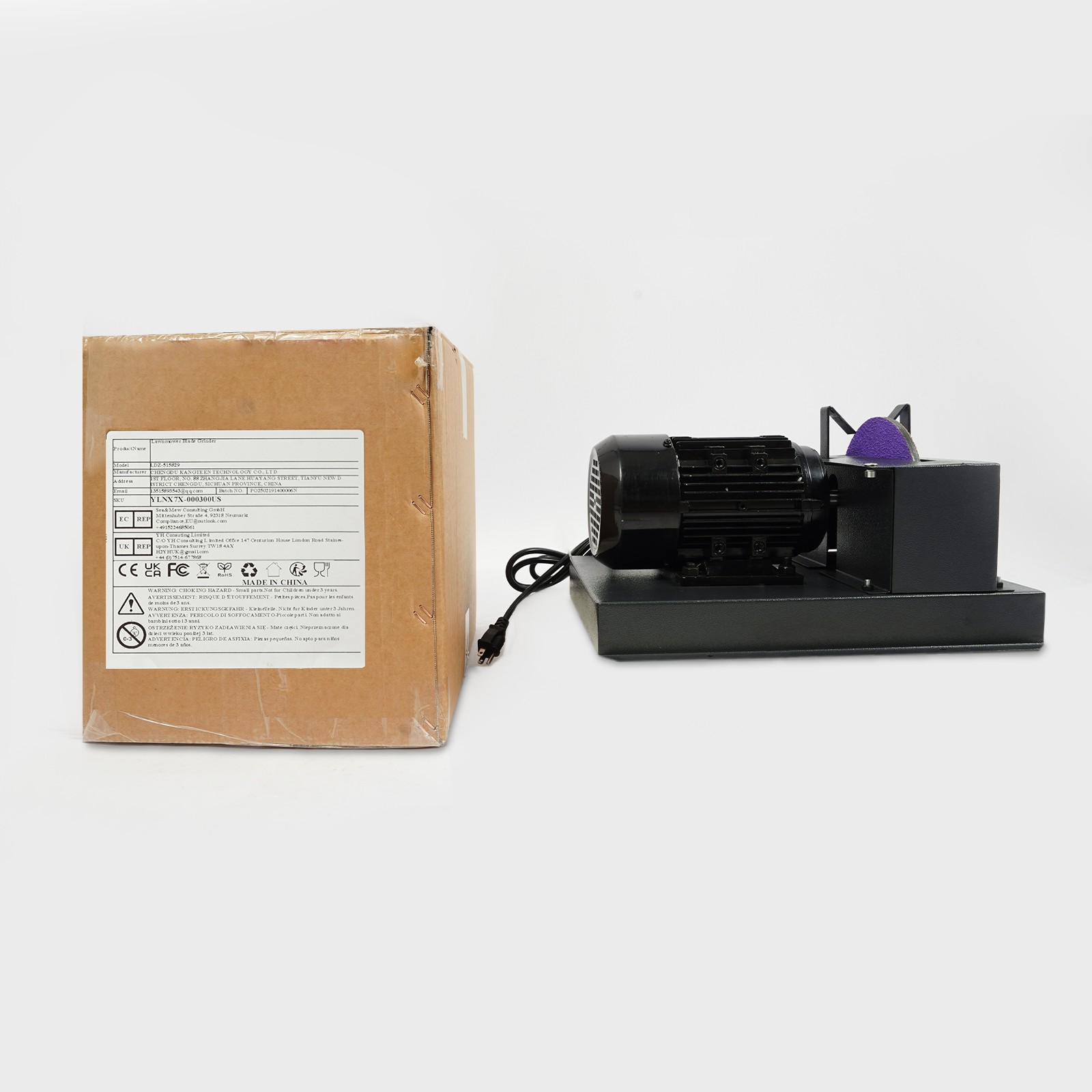 Lawn Mower Blade Sharpener Blade Sharpening Blade Grinding Machine 1700 RPM 500W