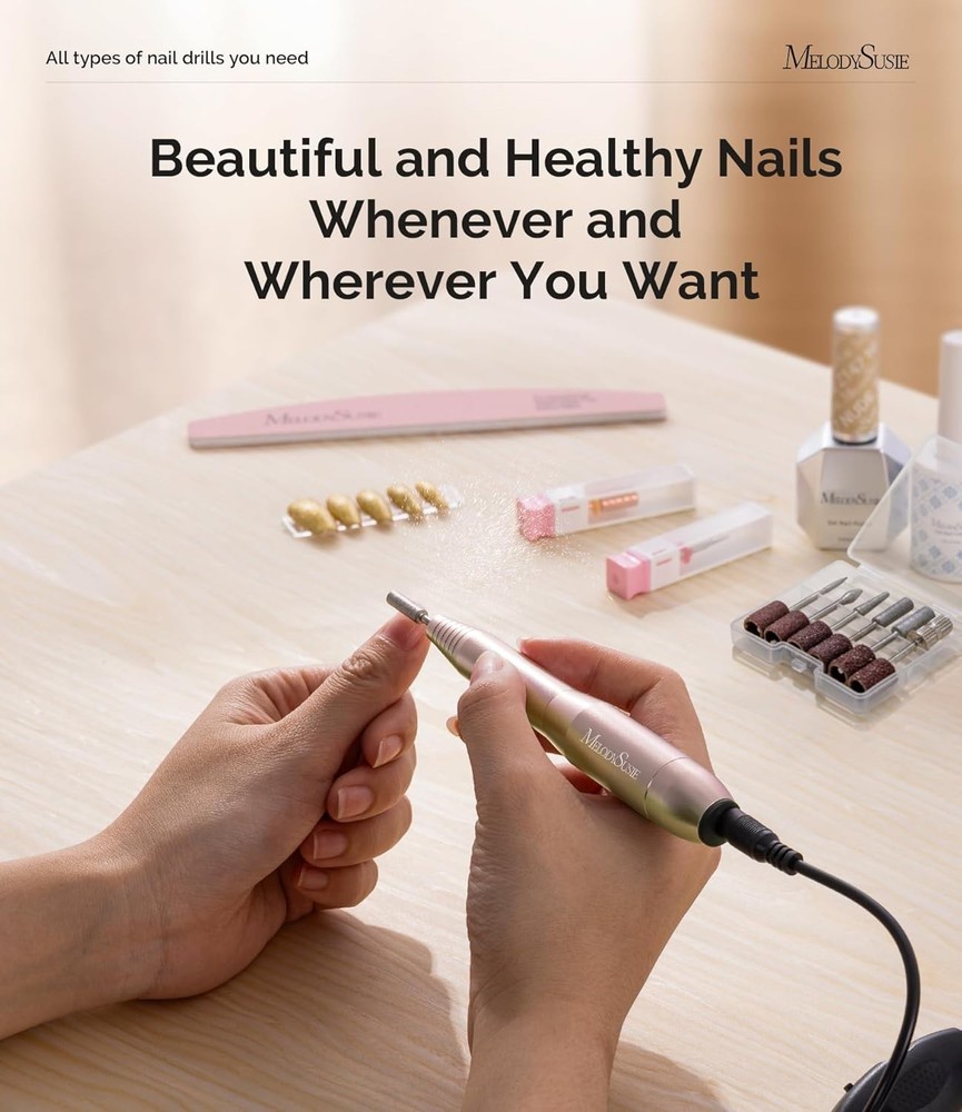Lightweight Battery-Powered Nail File - Ultimate Portable Solution for Beginners