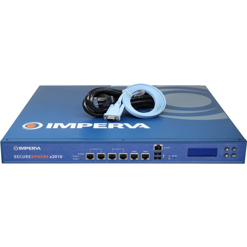 Imperva SecureSphere X2010 4P 1GbE Security Appliance