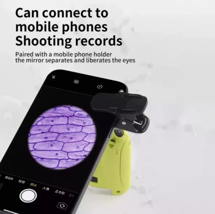 Mini Microscope for Kids, Portable Microscope, LED Lighting Small Handheld*&&