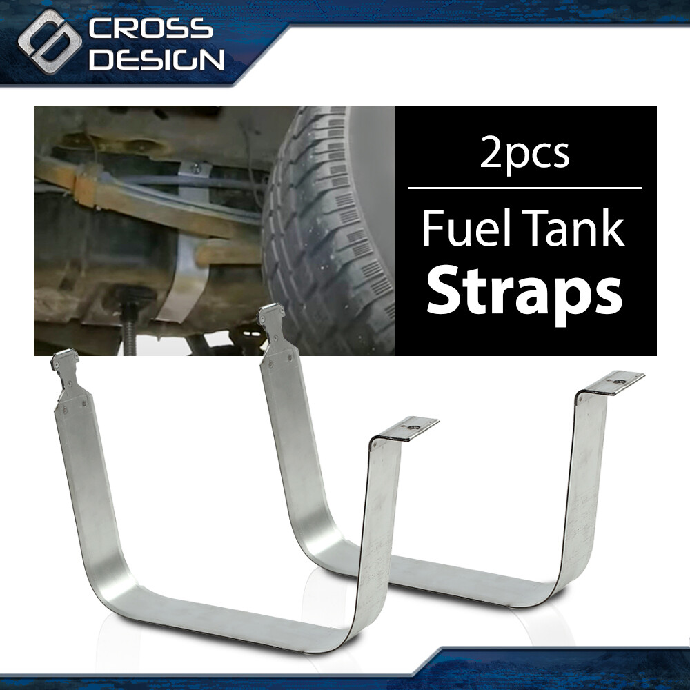 Pair Fuel Tank Straps Fit For 99-19 Chevy Silverado GMC Sierra 1500 2500 3500