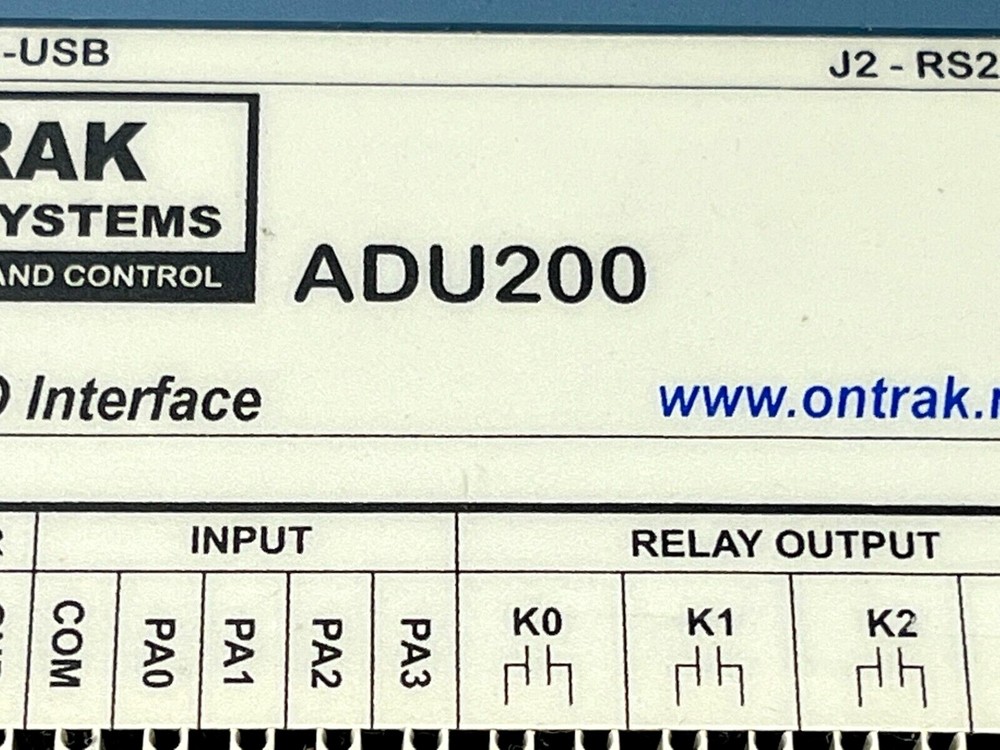 Ontrak Control Systems ADU200 USB Relay Interface I/O
