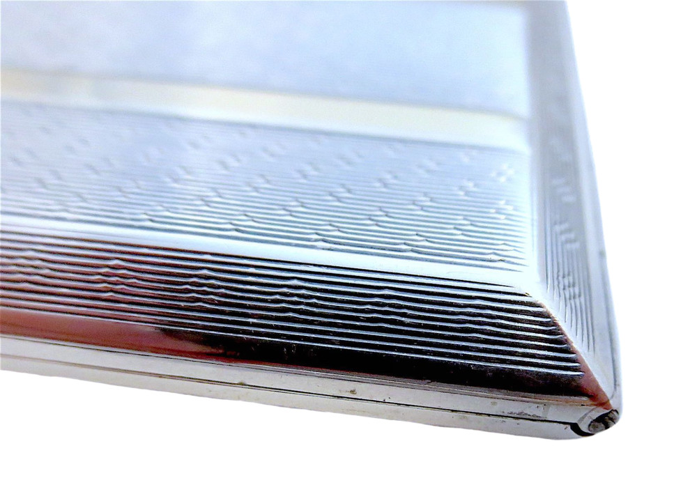 SILVER Art DECO - ANTIQUE Box Or CASE Signed