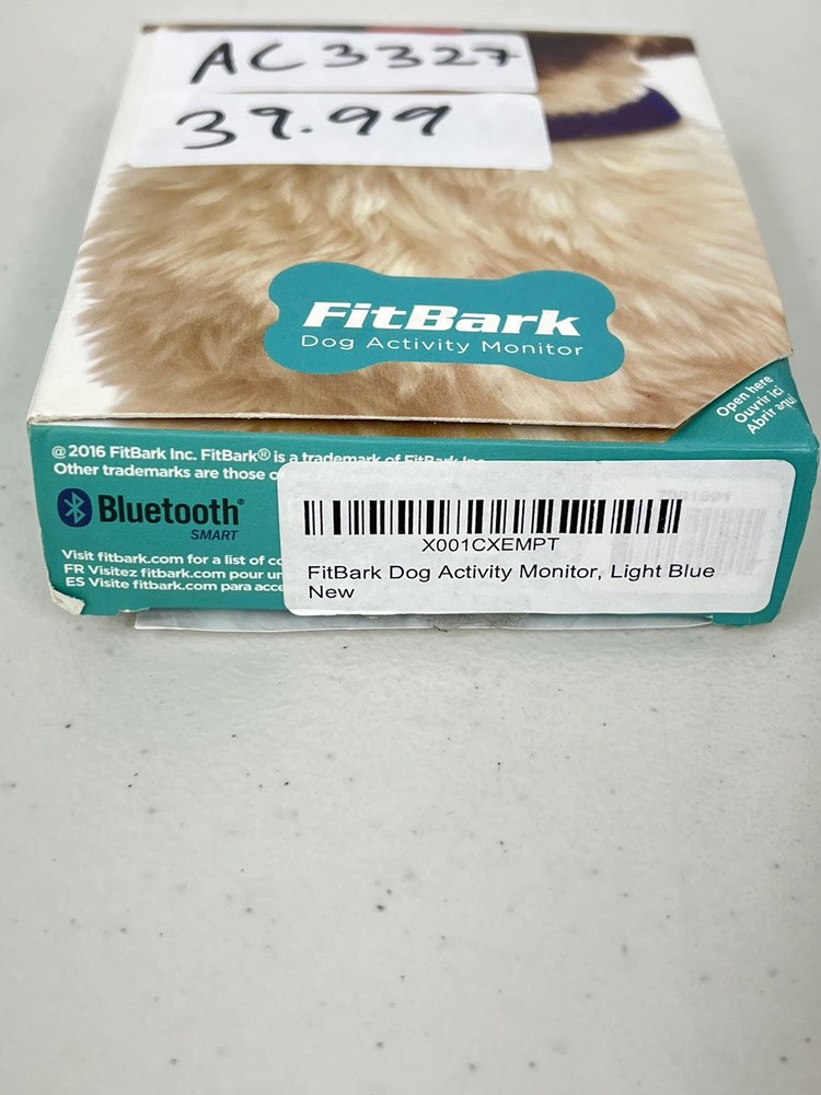 FitBark Dog Activity Tracker 7001001 Blue With Charging Cable