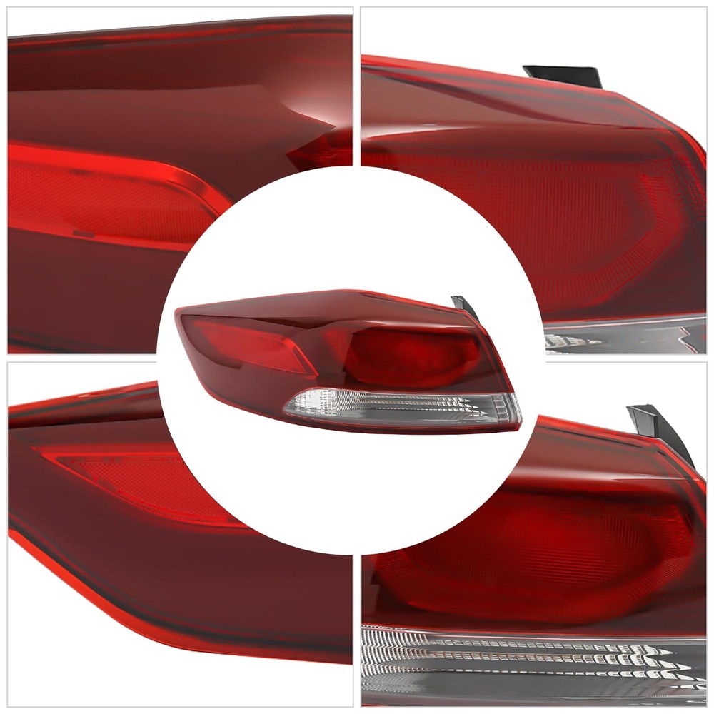 Outer Tail Light Assembly for 2017-2018 Elantra Driver Side Left 92401F3000