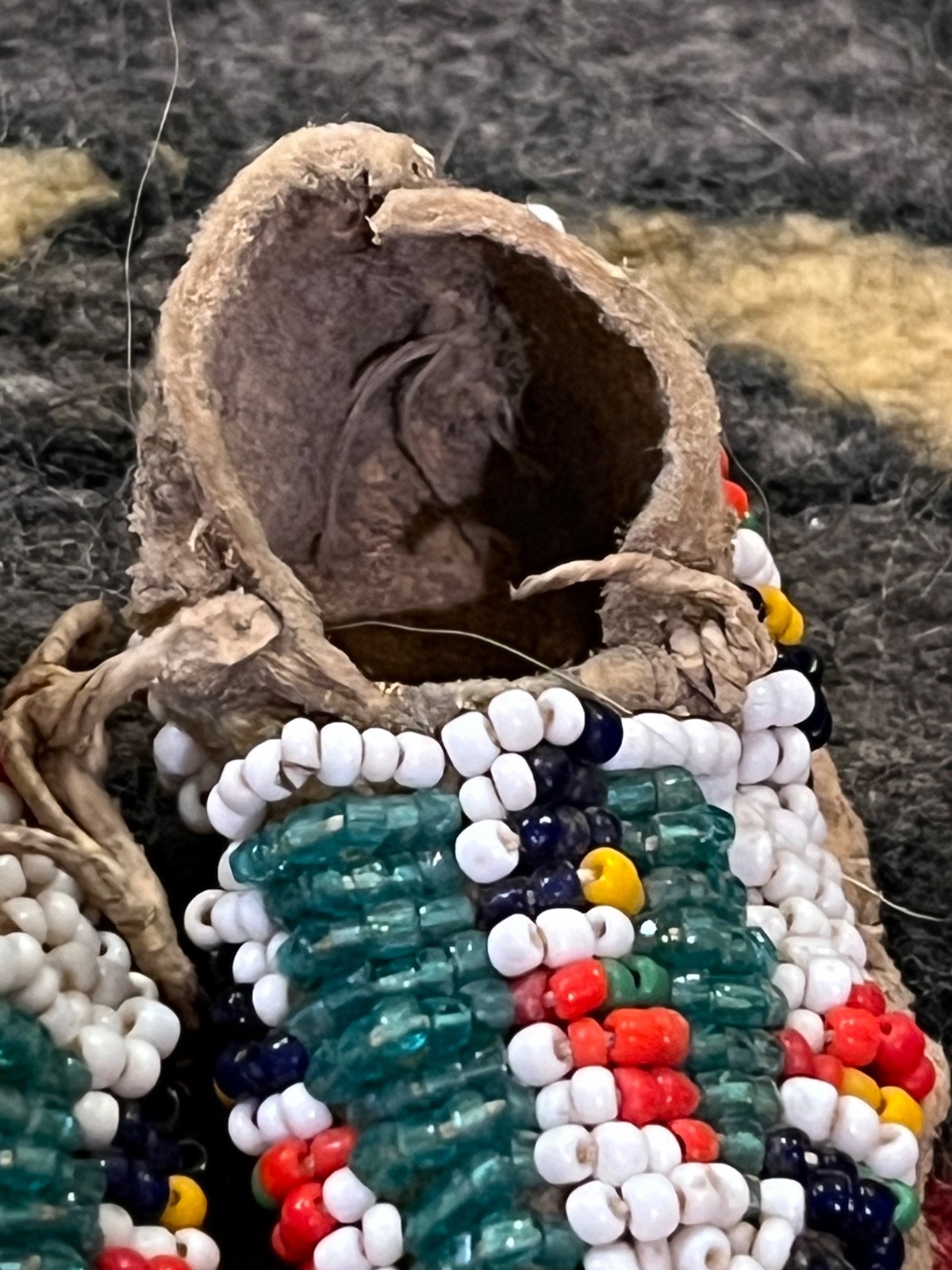 Old Beaded Baby Moccasins