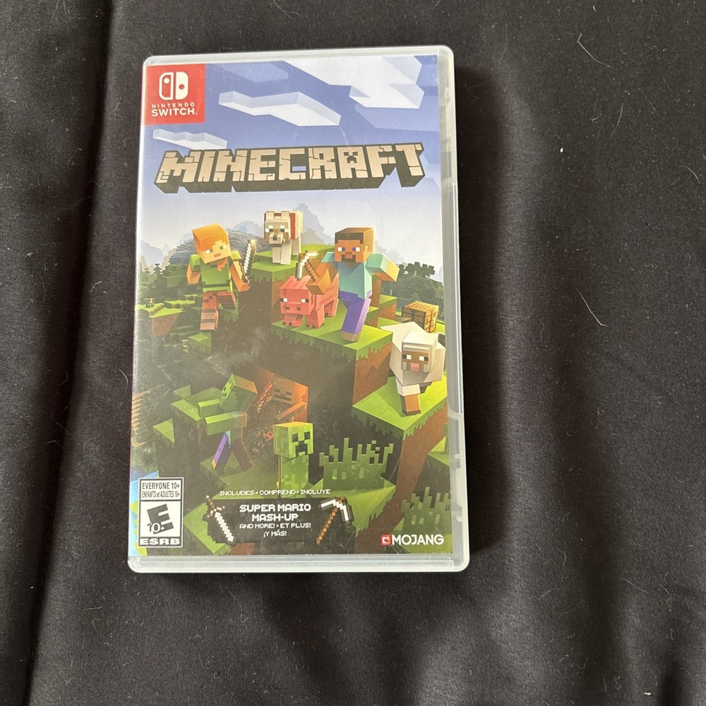 switch oled console With Minecraft