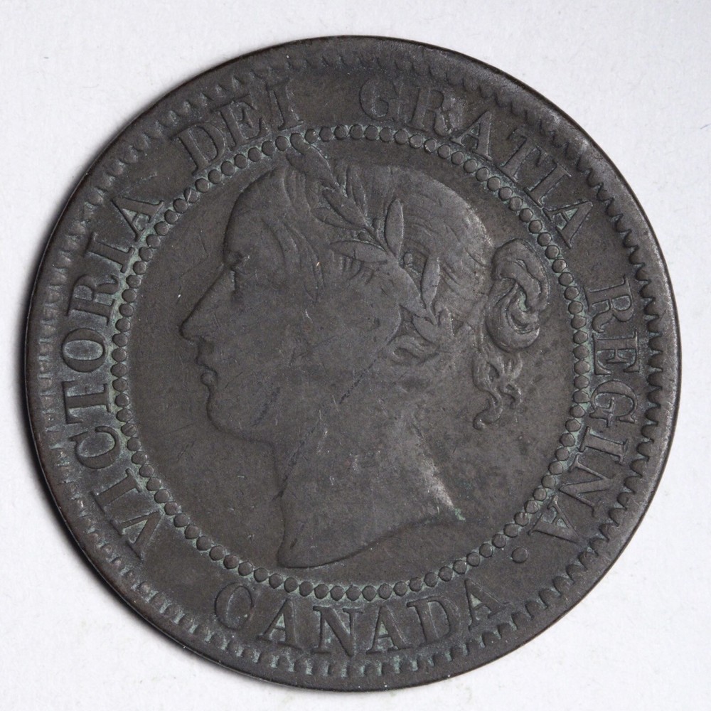 1859 Canada Small Cent CHOICE FINE E354 AF