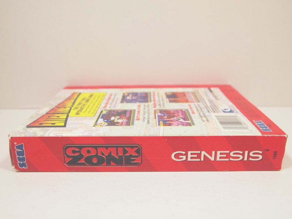 Comix Zone (SEGA Genesis) Authentic CARDBOARD BOX ONLY