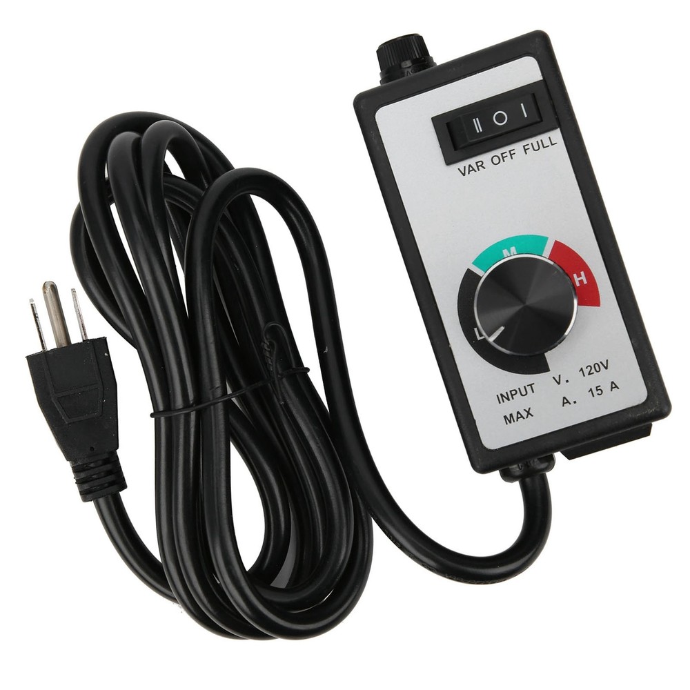 Fan Speed Controller Variable Adjuster Electronic 120V 1500W 15A US Plug 2 New