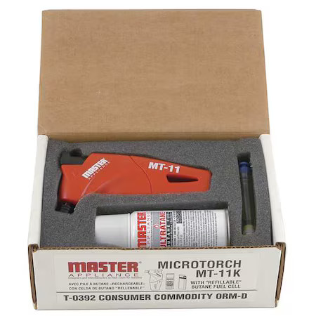 Master Appliance Mt-11K Microtorch, Palm Size, Butane