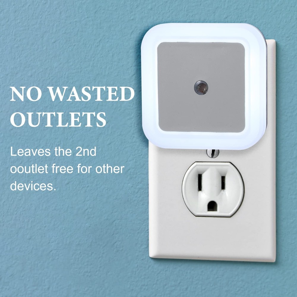 Tuanse 48 Pack LED Night Lights Plug into Wall Smart Sensor Sensor Automatic ...