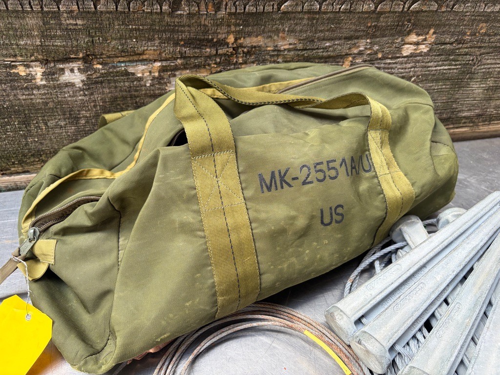 Military Surface Wire Grounding Kit SWGK MK-2551A/U PORTABLE HAM, CB, RADIO