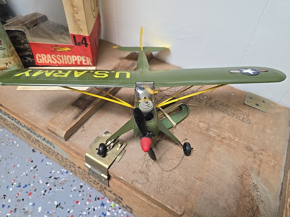 Rare! Cox Thimble Drome L-4 Grasshopper w/.049 Engine
