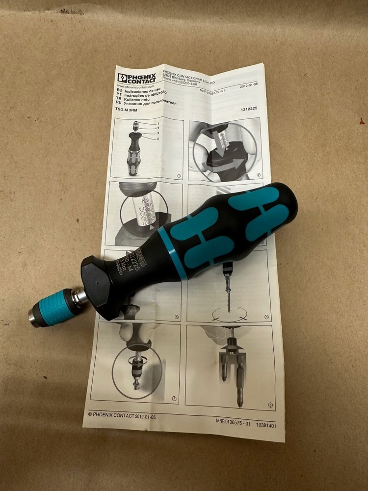 Phoenix Contact TSD-M 3NM Torque Screwdriver