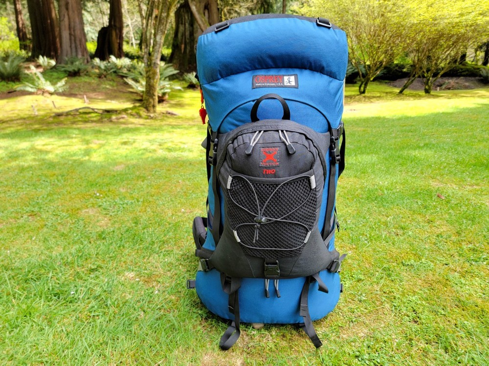 OSPREY 1990's Highlander Vector Two W/ 3L Bladder Internal Frame Hiking Backpack