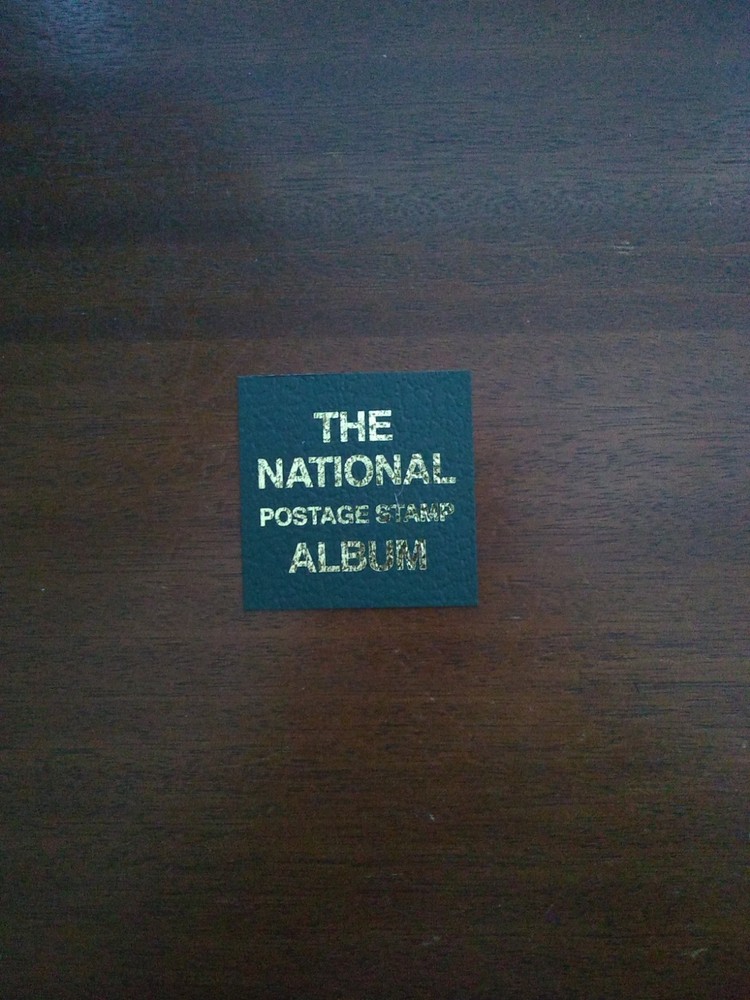 "The National Postage Stamp Album" Label for a Scott Specialized Album