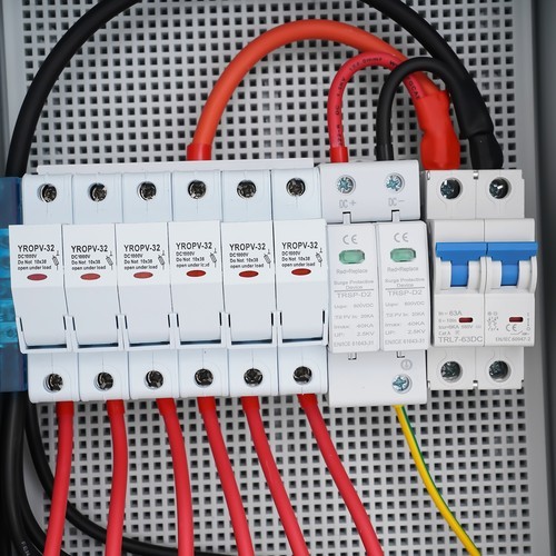 6 String PV Junction Box Solar Combiner Box For Solar System Circuit Breaker