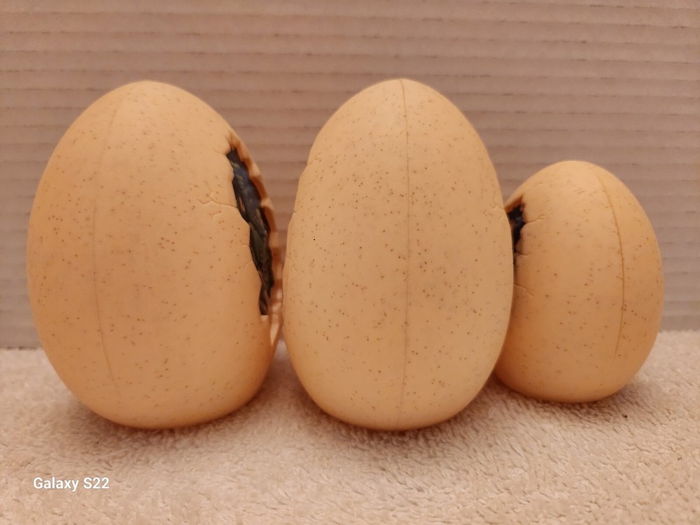 3 NERF Plastic Dinosaur Egg Targets