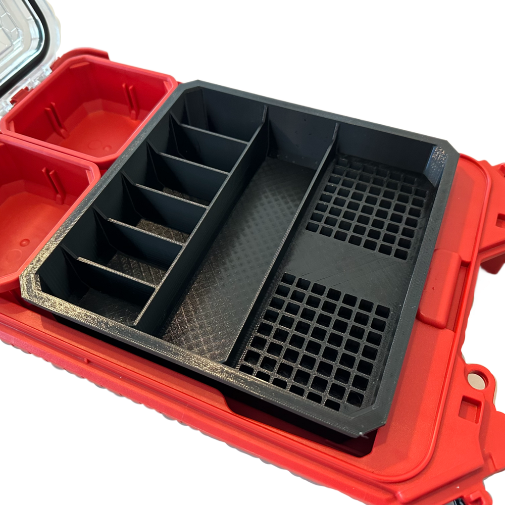 Impact bit holder insert for Milwaukee PACKOUT Low Profile Organizers