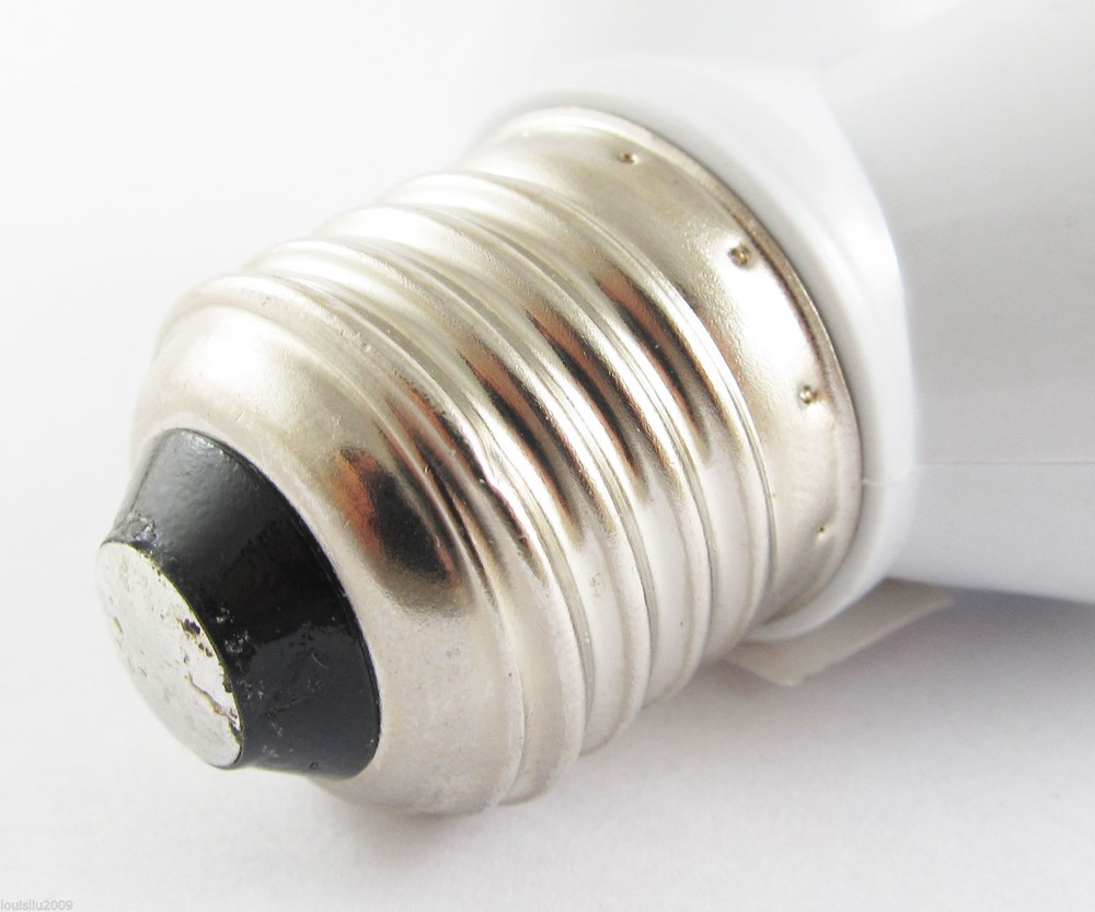 E27 Screw Base Light Lamp Bulb Socket LED Halogen 1 to 2 Split Splitter Adapter