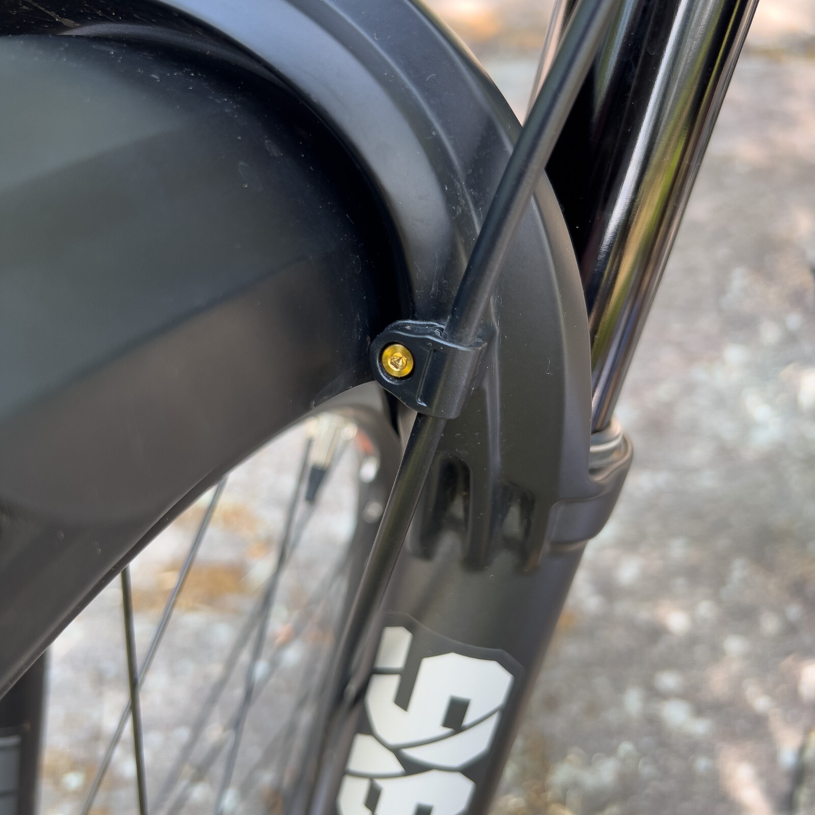 Titanium MTB Fork Bolts - Fox 36/38 Fork - Axle Pinch, Cable, Mudguard Bolts