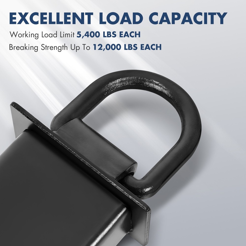 Stake Pocket D Ring, Heavy Duty Removable D-Ring Stake Pocket