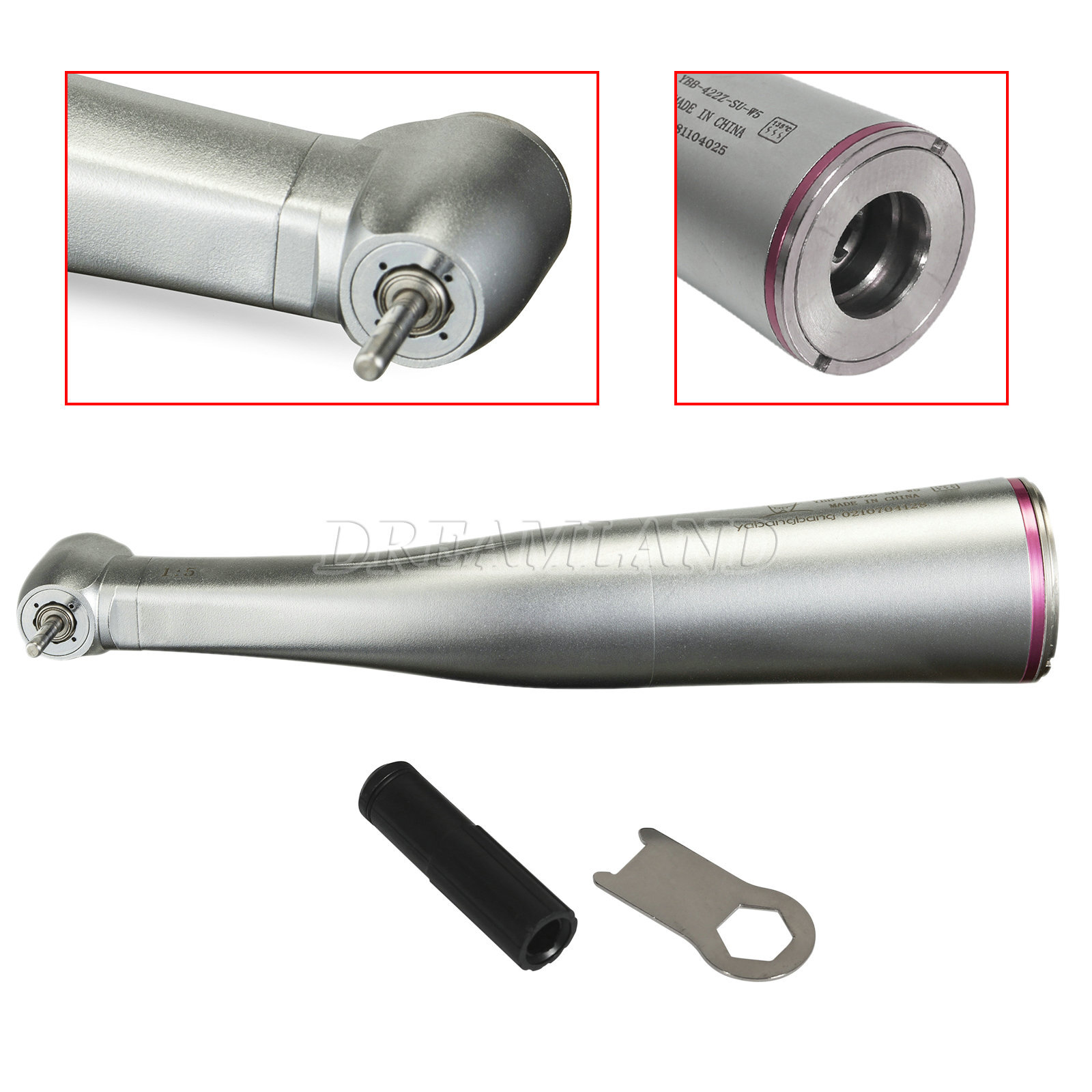 Dental 1:1/1:5 Increasing Contra Angle LED/20:1 Implant Handpiece NSK Style DL