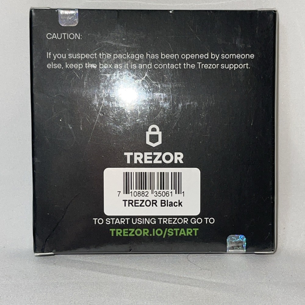 Trezor Model One Hardware Wallet - Secure Crypto Storage for BTC, ETH & More