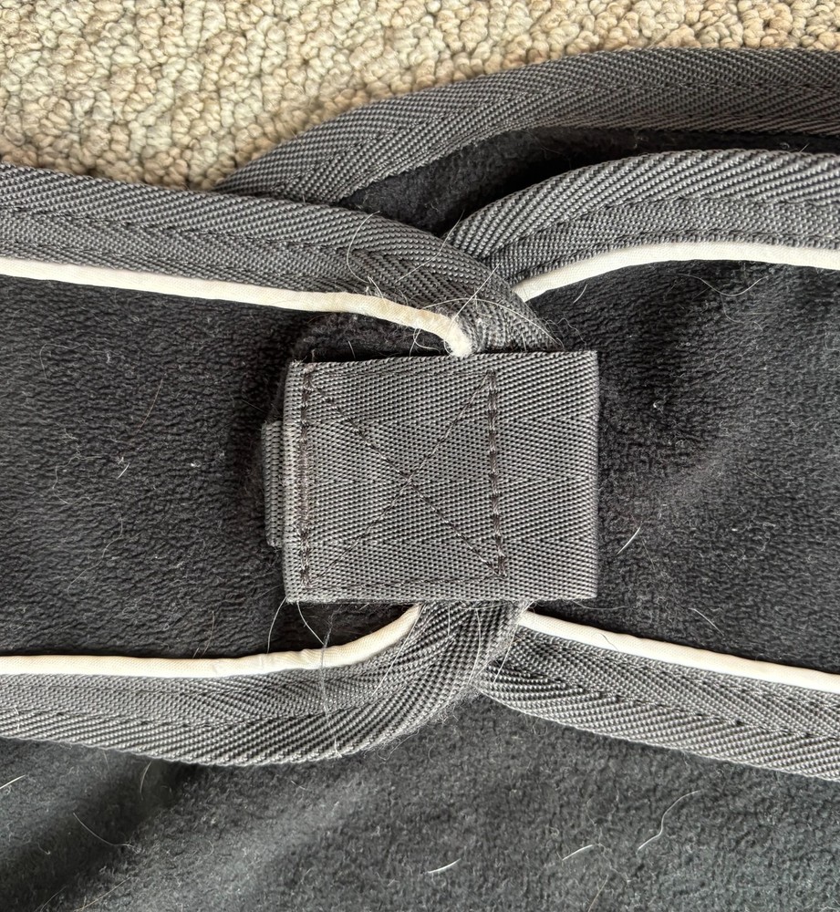 Fleece Cooler 3/4 Smartpak Black/Gray EUC